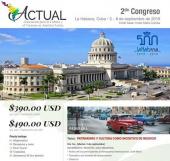 Ven al 2° Congreso. La Habana, Cuba del 3-8 de  Septiembre 2019
